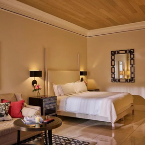 스타 호텔 아파트는 덮개를 씌운 직물 침대베이스 호텔 킹 침대 객실 가구 세트