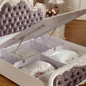 유럽 ​​클래식 스타일 침대 프레임 호텔 가구 커스터마이징